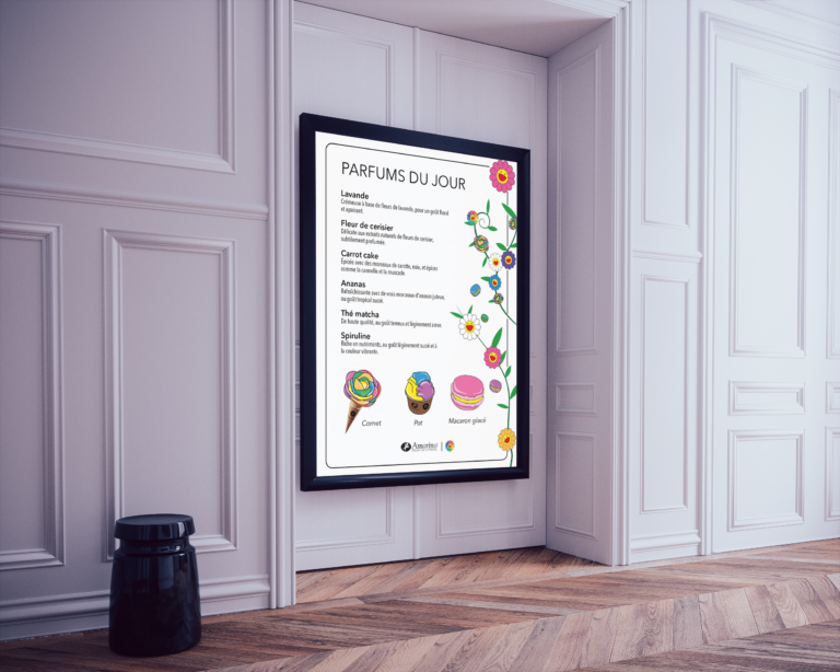 panneau menu murakami